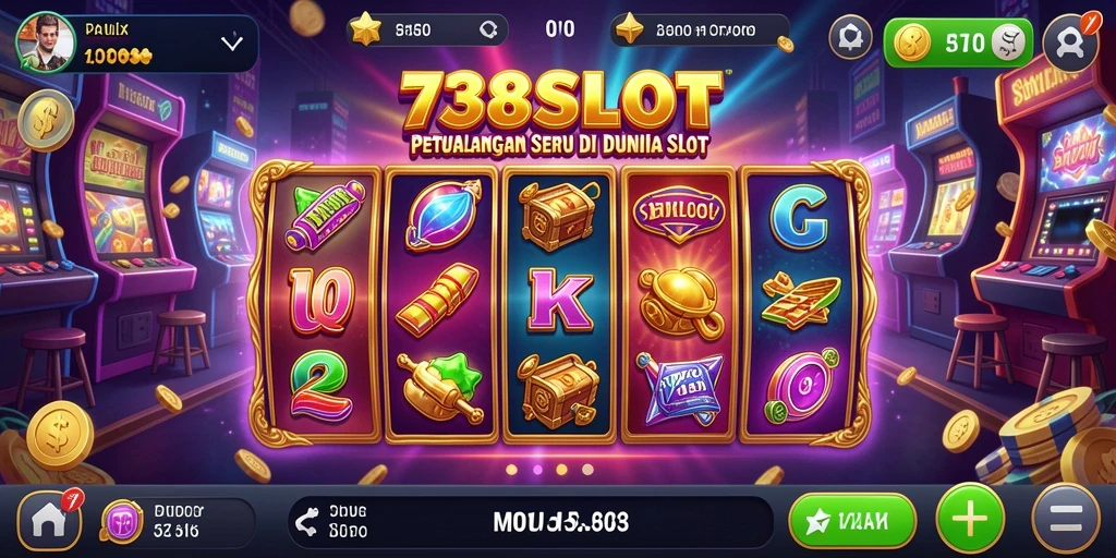 Tangkapan layar 738SLOT menampilkan gameplay petualangan yang seru.