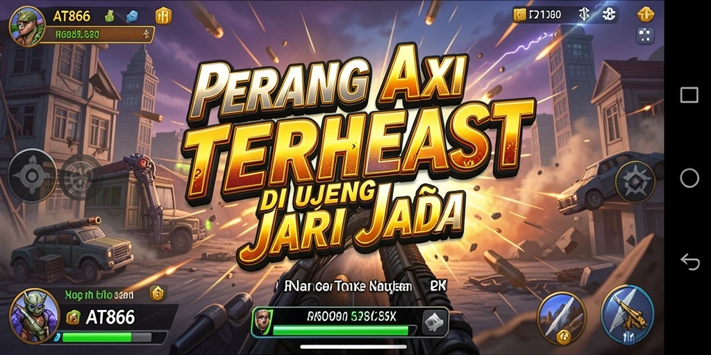 Tangkapan layar dari gameplay AT866 yang intens dan mendebarkan.