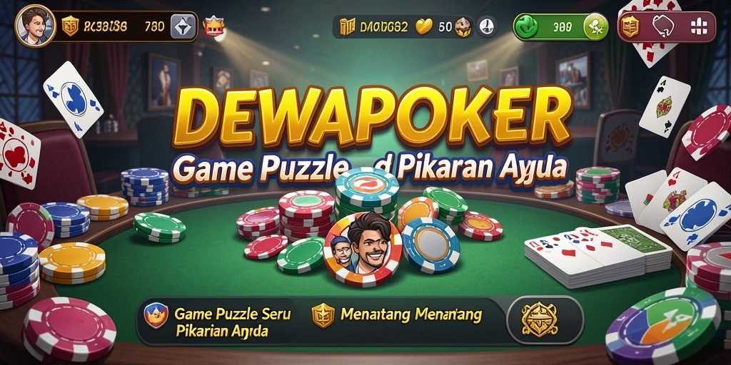 Tampilan gameplay DEWAPOKER yang seru dan menantang.