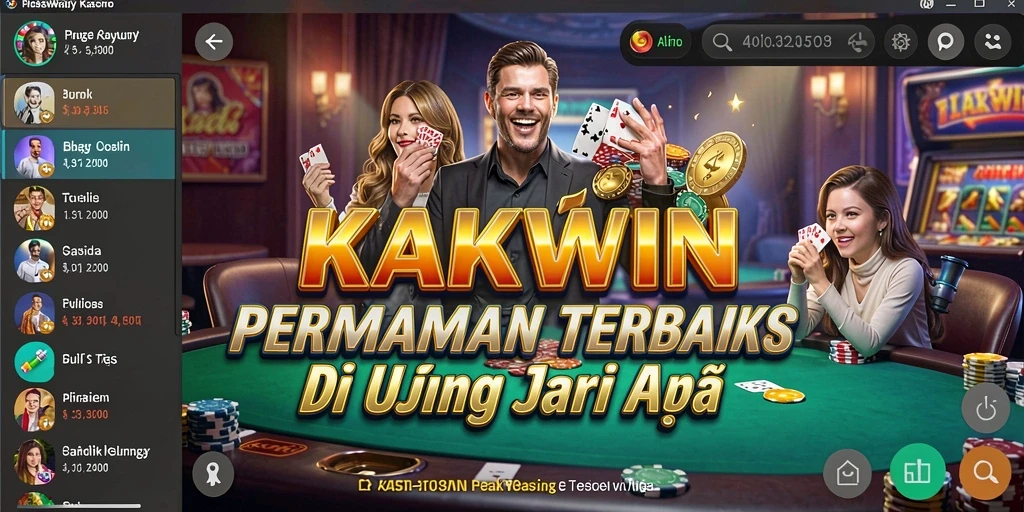 Tampilan gameplay KAKWIN yang menarik dan mendebarkan.
