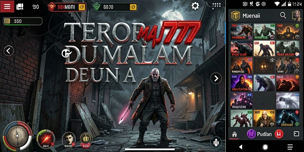 Gameplay Horror yang menegangkan dengan suasana mencekam.
