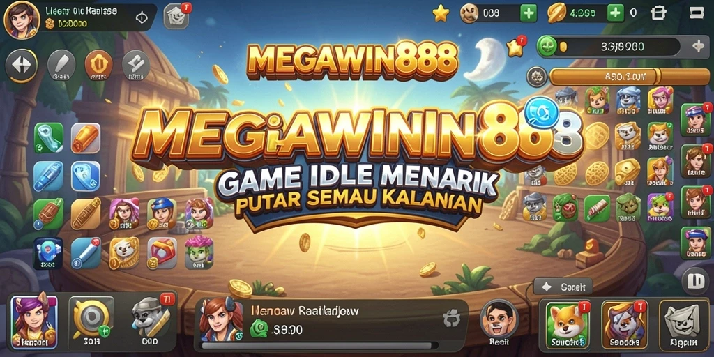Tangkapan layar gameplay MEGAWIN888 menampilkan suasana santai dan menyenangkan.