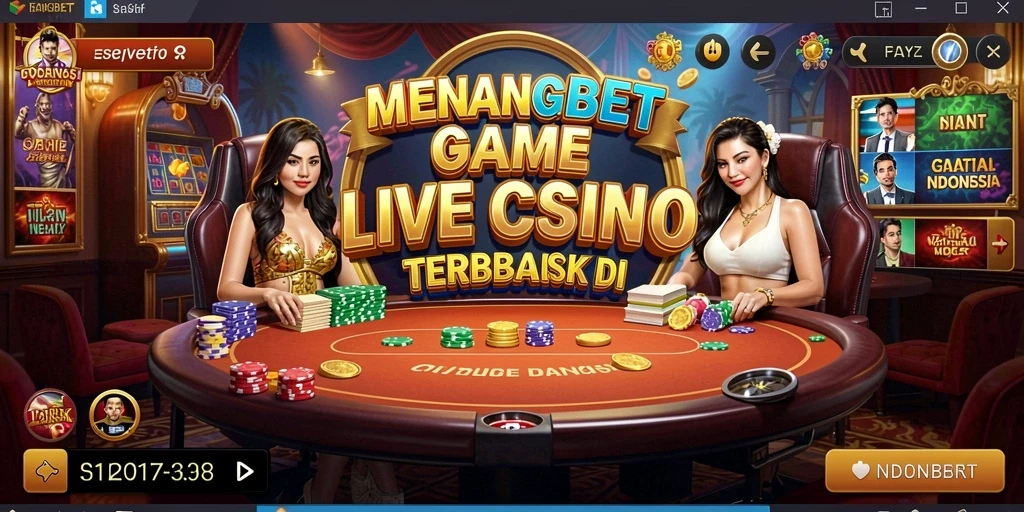 Tampilan gameplay Live Casino di MENANGBET yang mendebarkan.