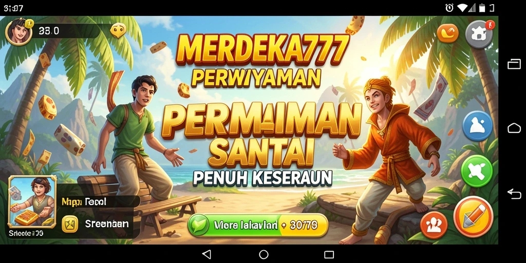 Tampilan menarik dari gameplay MERDEKA777 yang penuh warna dan keseruan.