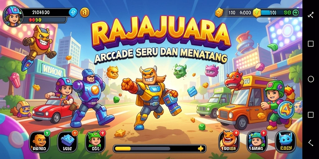 Gameplay seru dan grafik menawan RAJAJUARA