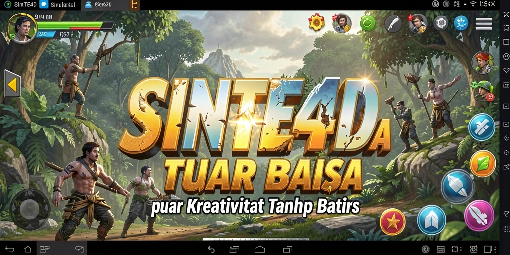 Screenshot SINTE4D menampilkan pengalaman gameplay simulasi yang realistis.