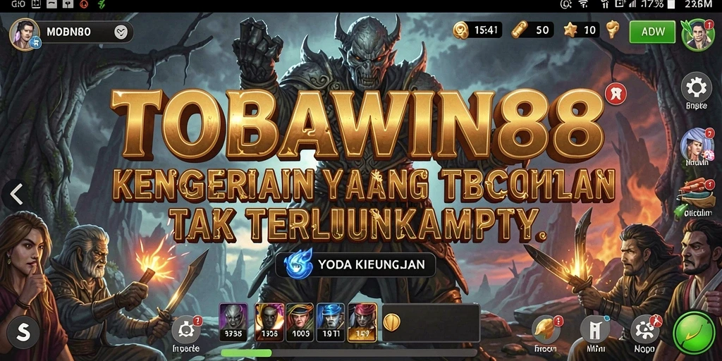 Tampilan gameplay menyeramkan di TOBAWIN88 yang membuat Anda merinding.